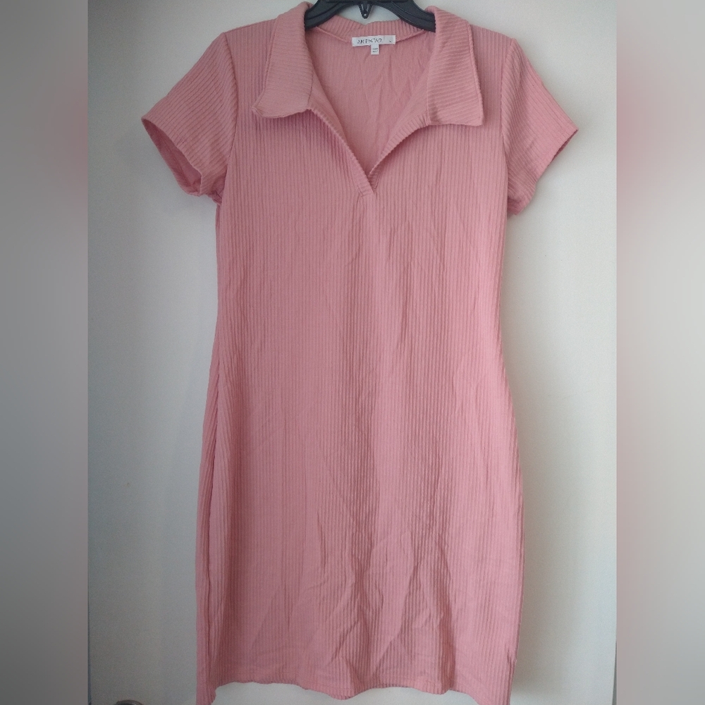 Pink Midi Dress